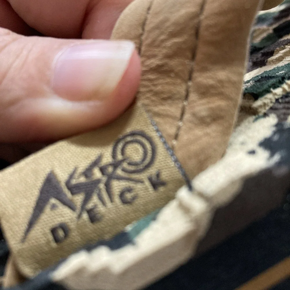 ASTRODECK SANDALS CAMO L 8-9 eva leather Mens Sz XXL New 11.5 12